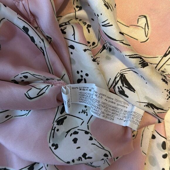 Zara Dalmation Print Shirt Dress L - Picture 6 of 6